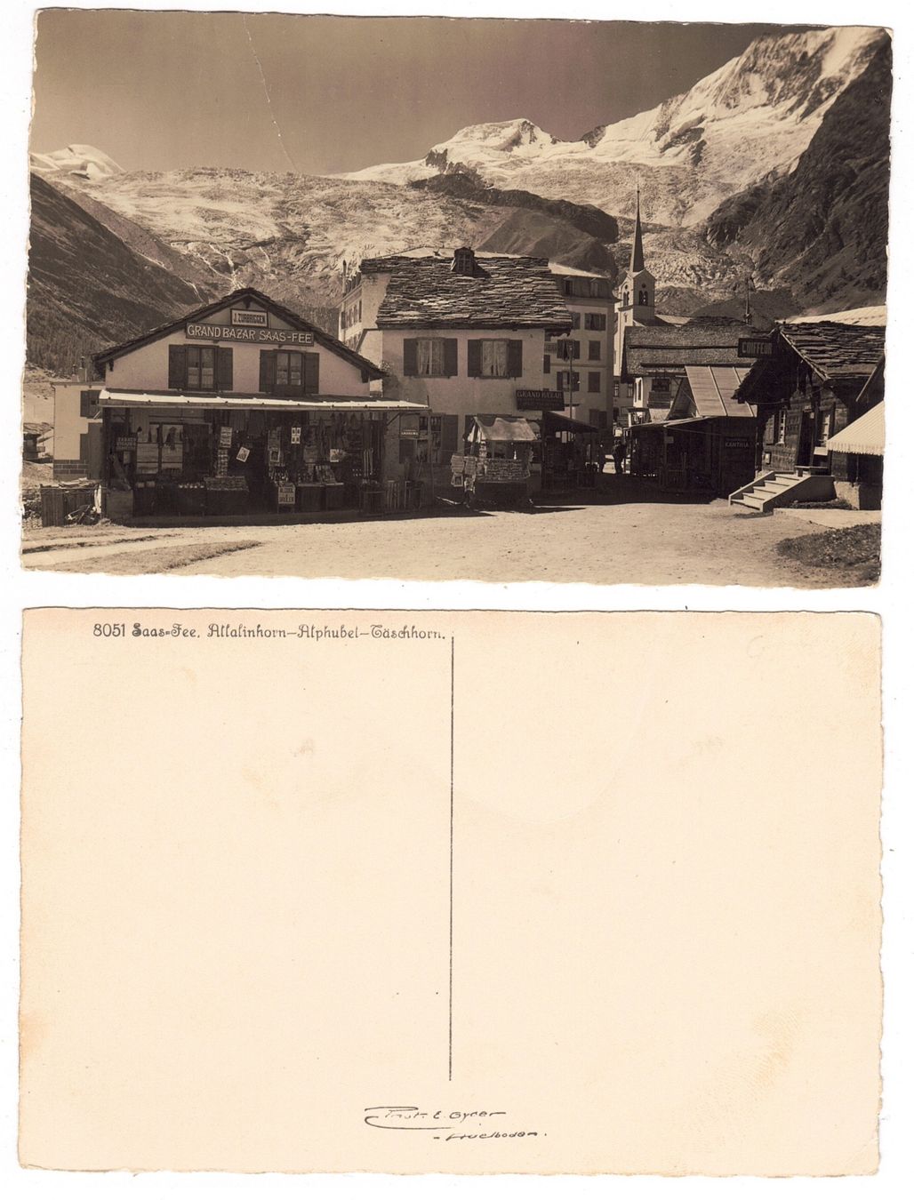 Cartes postales: Saas-Fee – D'occasion à La Tour-de-Peilz par amjust