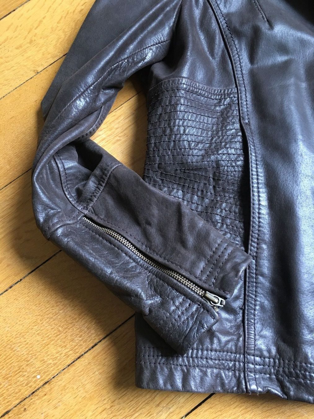 Promod Giacche: Lederjacke Damen Biker-Stil – Usato da Basel venduto da Gundeli-25 6