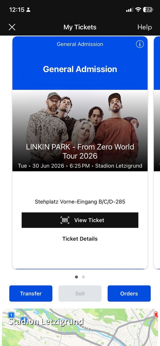 Biglietti: Linkin Park 2x Stehplatz Tickets Vorne – Nuovo e nell'imballaggio originale da Münchenbuchsee venduto da vivienne222 2