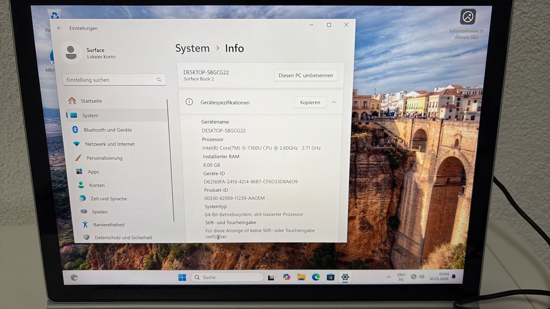 Microsoft Notebooks: Microsoft Surface Book | i5 - 7300U | 8GB | Win 11 Pro – Gebraucht aus Lausen von sen_jm7c 2