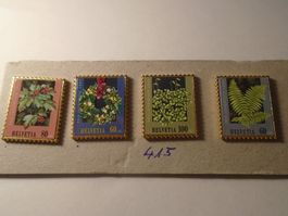 4 ver Pro Juventute 1993 Pins (415)