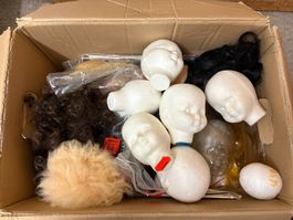 Trachtenpuppen herstellen - viel Material