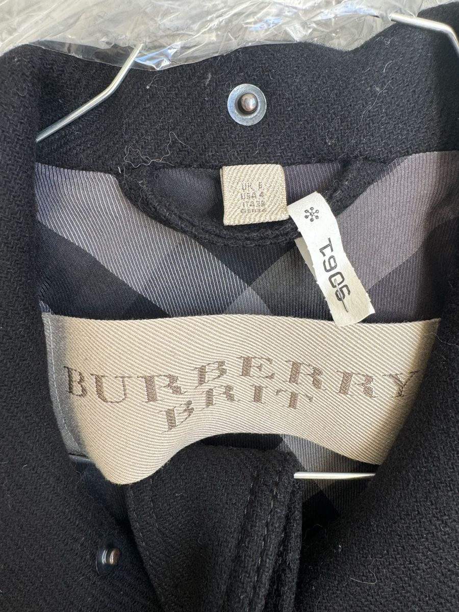 Burberry Mäntel: BURBERRY BRIT cappotto nero tg 38 – Gebraucht aus Montagnola von lore_fer 1