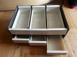 Kassetten Box für 32 MC Schubladenbox, selten