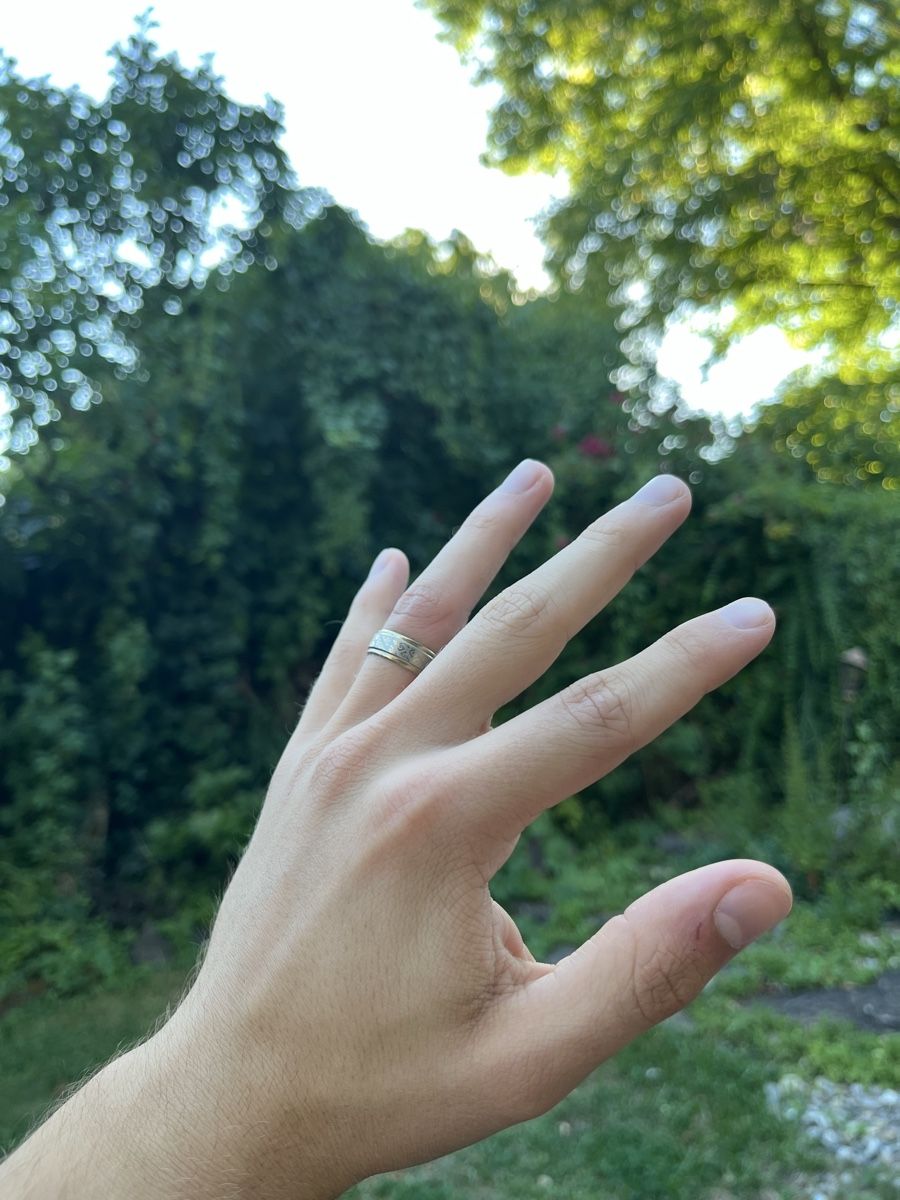 Ringe: Ring auf Edestahl mit silbrigen Muster Grösse 17mm – Neu (gemäss Beschreibung) aus Tägerwilen von Alexander716 4
