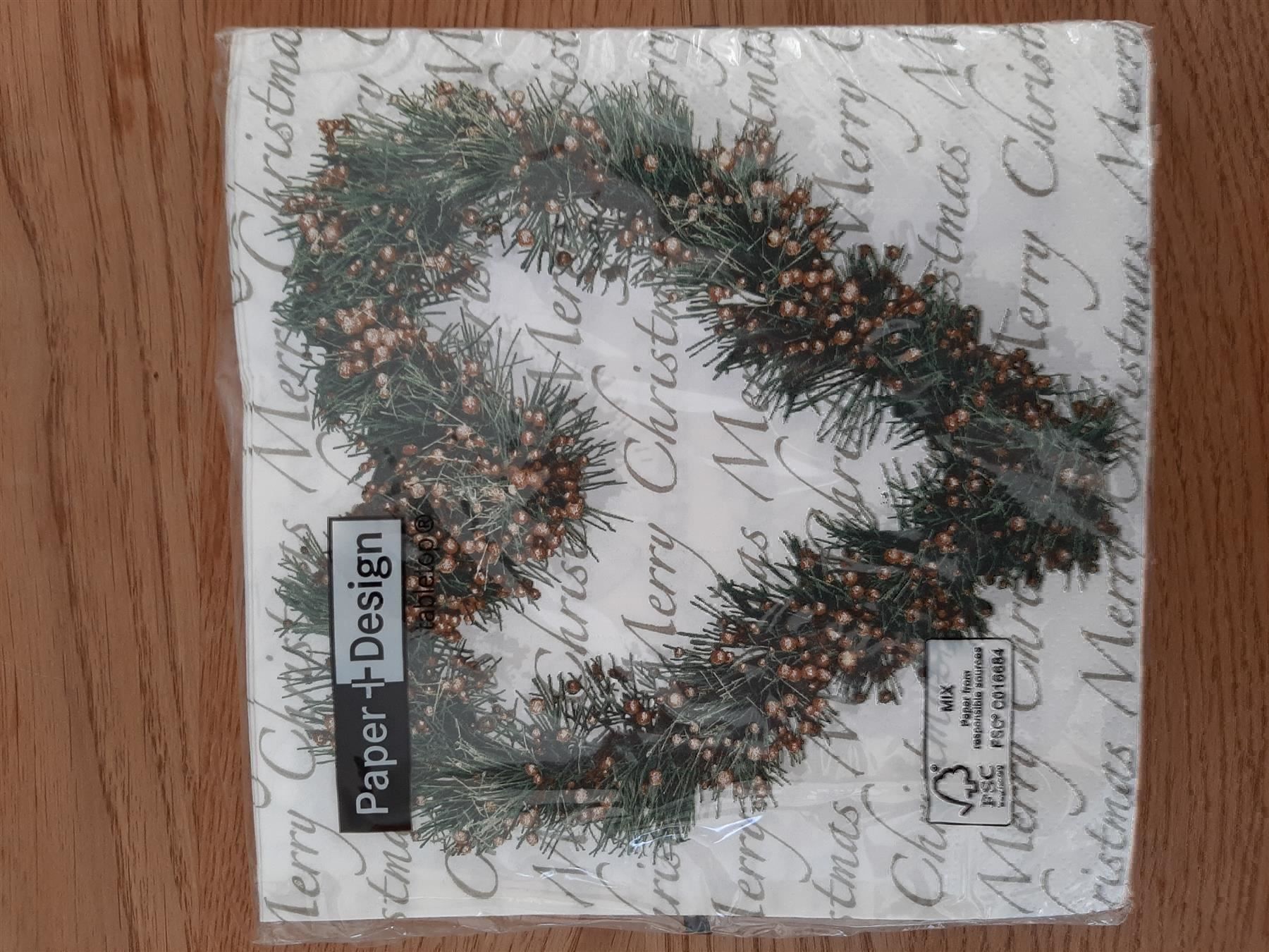 Servietten: Weihnachts Servietten Merry Christmas – Neu und originalverpackt aus Affoltern am Albis von Sabinezc