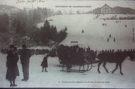 Le Doubs gelé aux Brenets