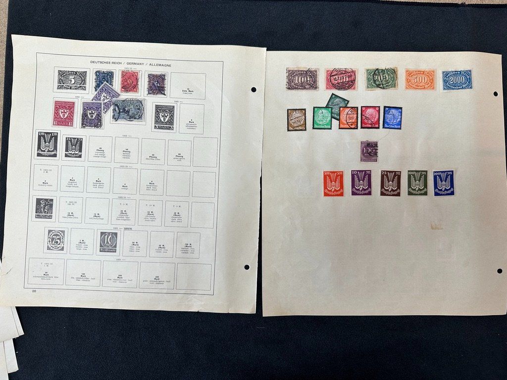 Tutti i francobolli: Konvolut Briefmarken gemischt alt – Usato da arlesheim venduto da Art.en1 2