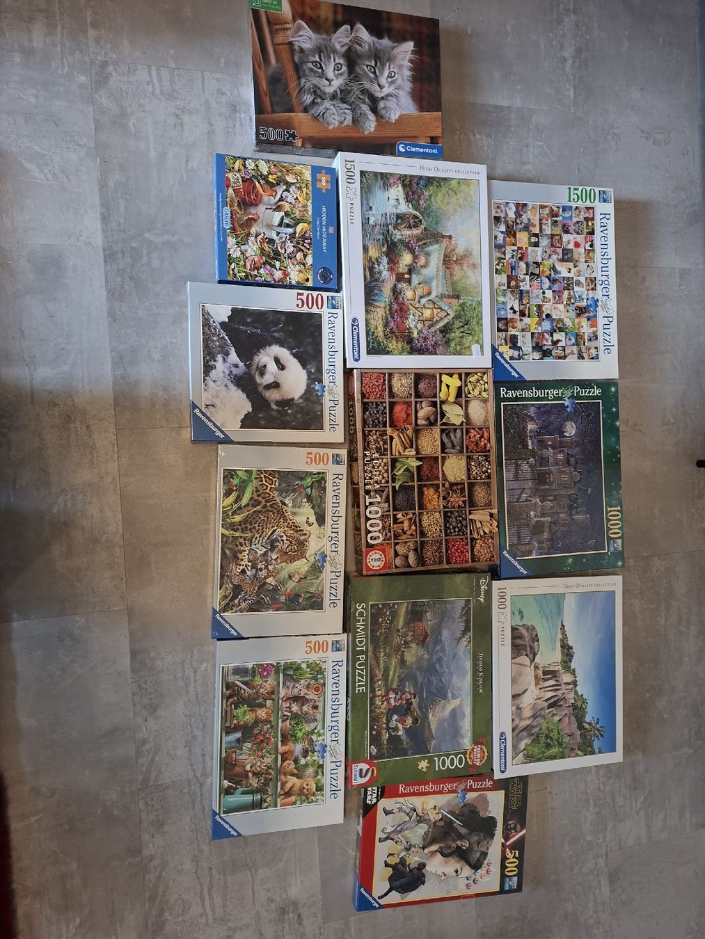 Ravensburger Puzzles: 12 puzzles – Neuf avec emballage d'origine à Monthey par Petit_chat69