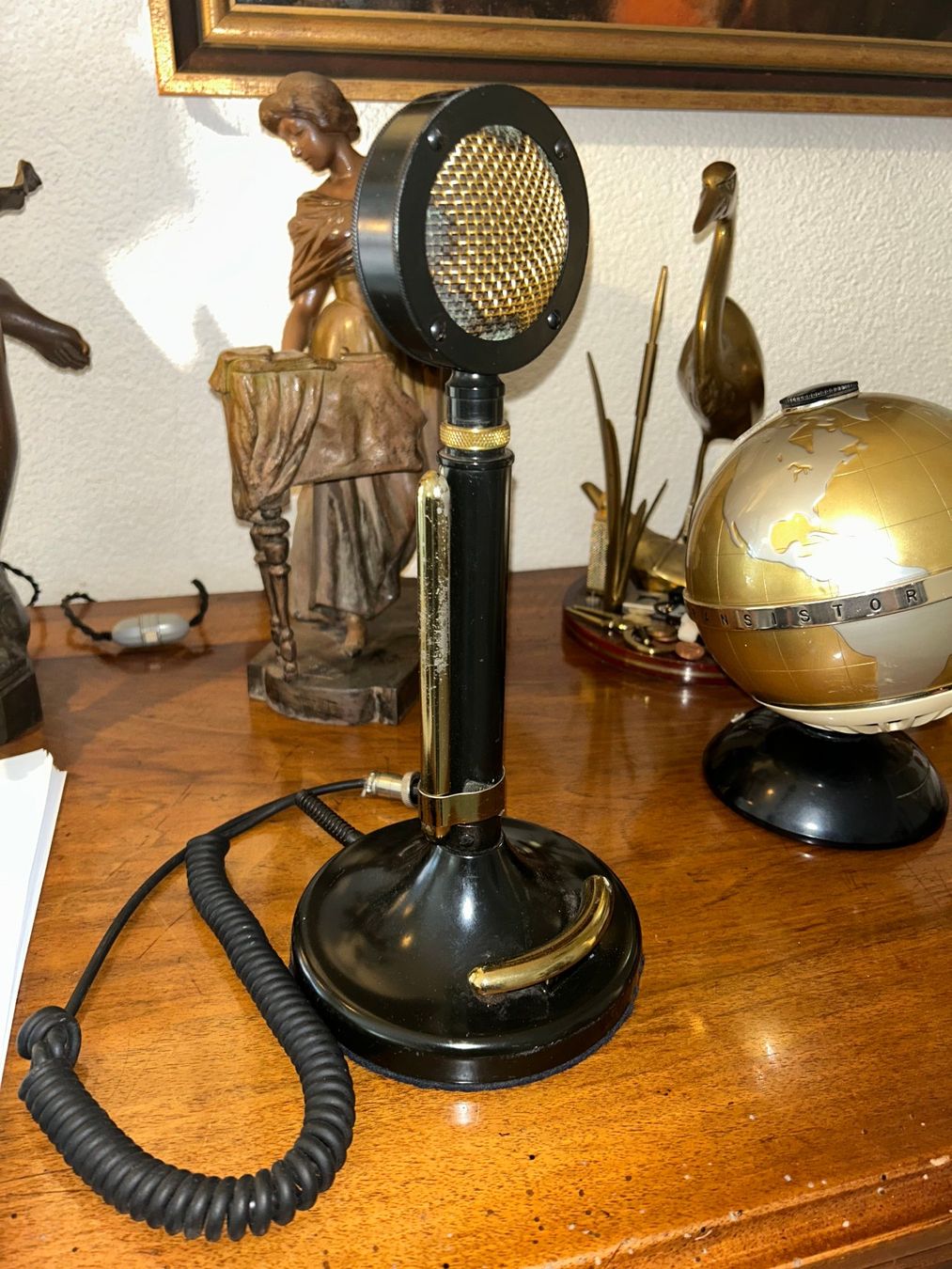 Funktechnik: Vintage Astatic D104 Black Night Desktop Microphone – Gebraucht aus Sugiez von brockicenter 4