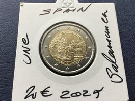 2 Euro Spanien 2025 Salamanca Unzirkuliert stgl