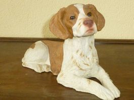 Brittany Bretonischer Spaniel Hundefigur Sandicast