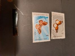 Deux timbres rares de Haute-Volta, collectionneurs!
