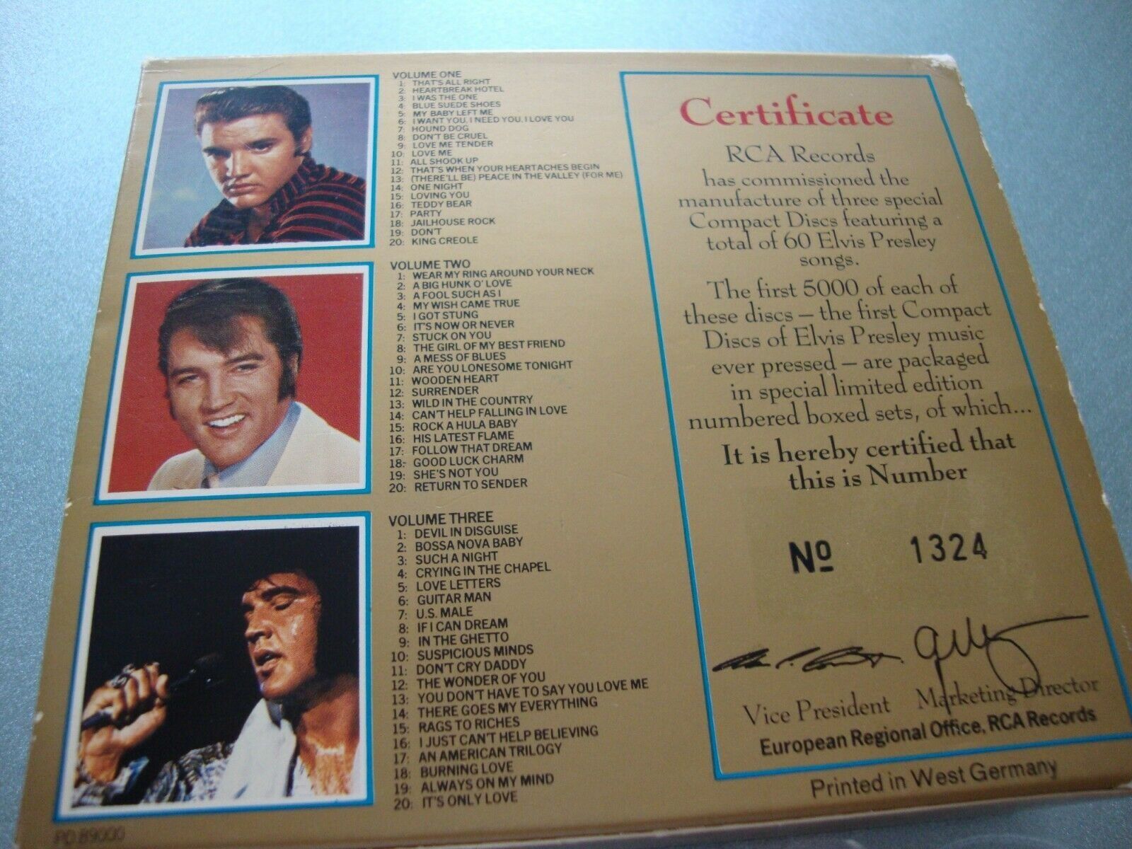 CD: ELVIS THE LEGEND FIRST LIMITED EDITION 3CD SET – Nuovo (secondo la descrizione) da basel venduto da oldtimer77 2