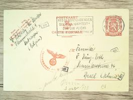 TR65 Carte Postale + Timbre Belgique 1942
