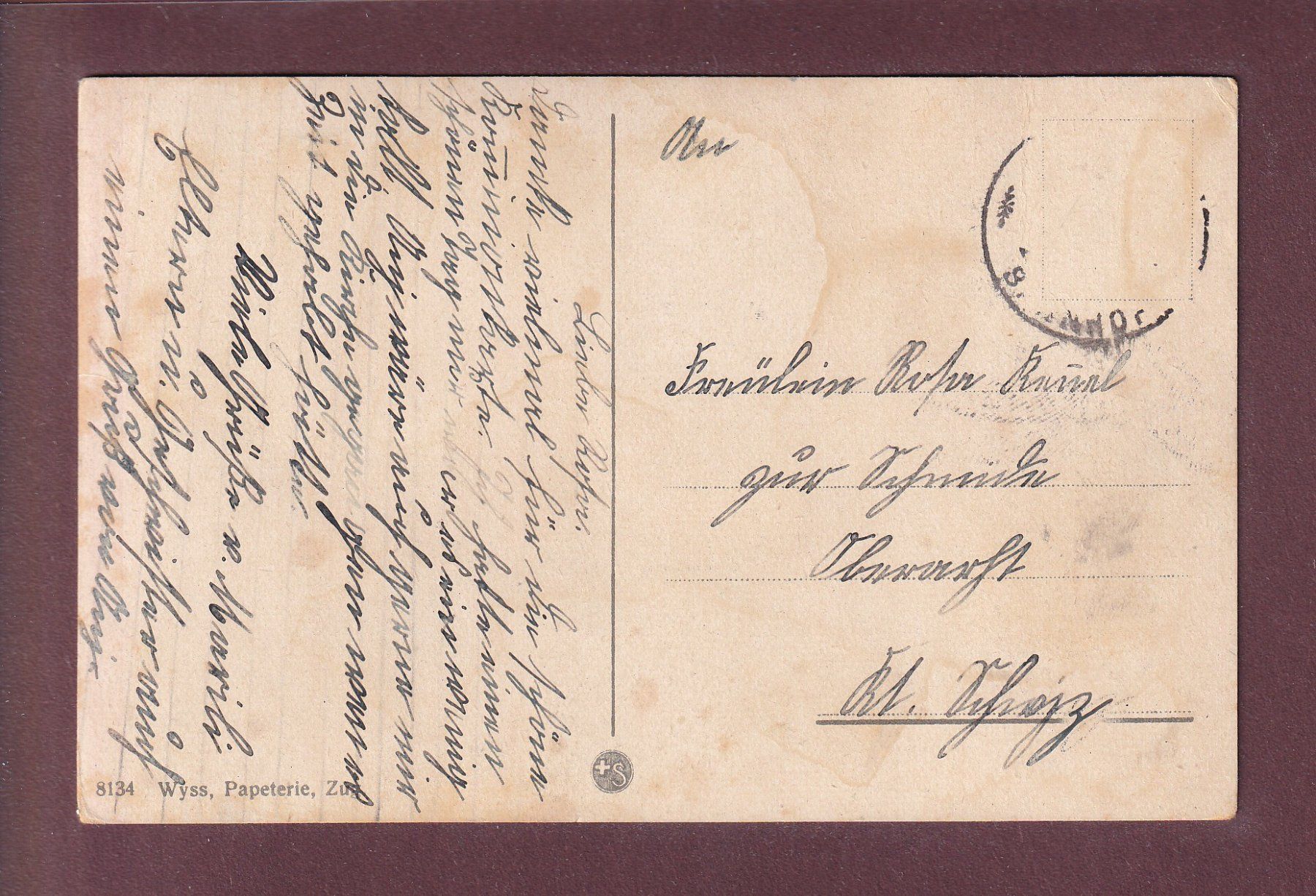 Cartoline postali: ZUG // Falte // – Usato da Pully venduto da nicecards 1
