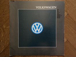 VOLKSWAGEN VW USA Modellreihe Prospekt 1988 Grossformat