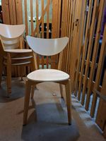 4 Esszimmerstühle weiss aus Holz (IKEA Nordmyra)