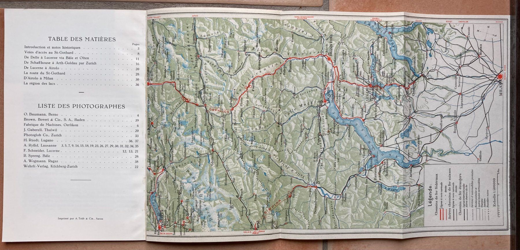 Libri: La ligne électrique du St. Gothard - 1931 – Usato da Versoix venduto da HELVETICA_1 9