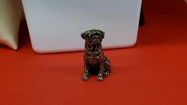 Antike Bronze Figur, Mops, süss, tolles Geschenk,