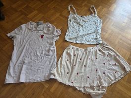 Pyjama Shorty und Trägershirt Gr. S