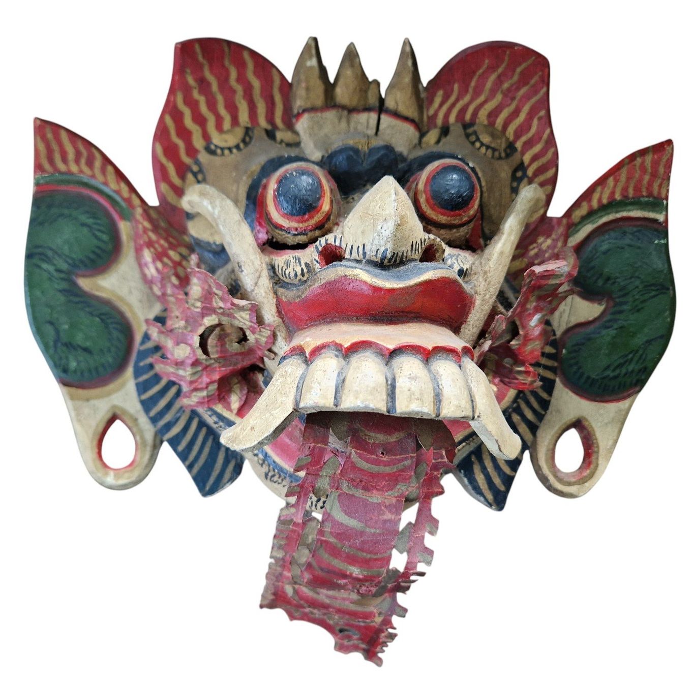 Sonstige Antiquitäten & Kunst: antike Rangda Maske Nr.2 – Gebraucht aus Mörschwil von antiksalon21 1