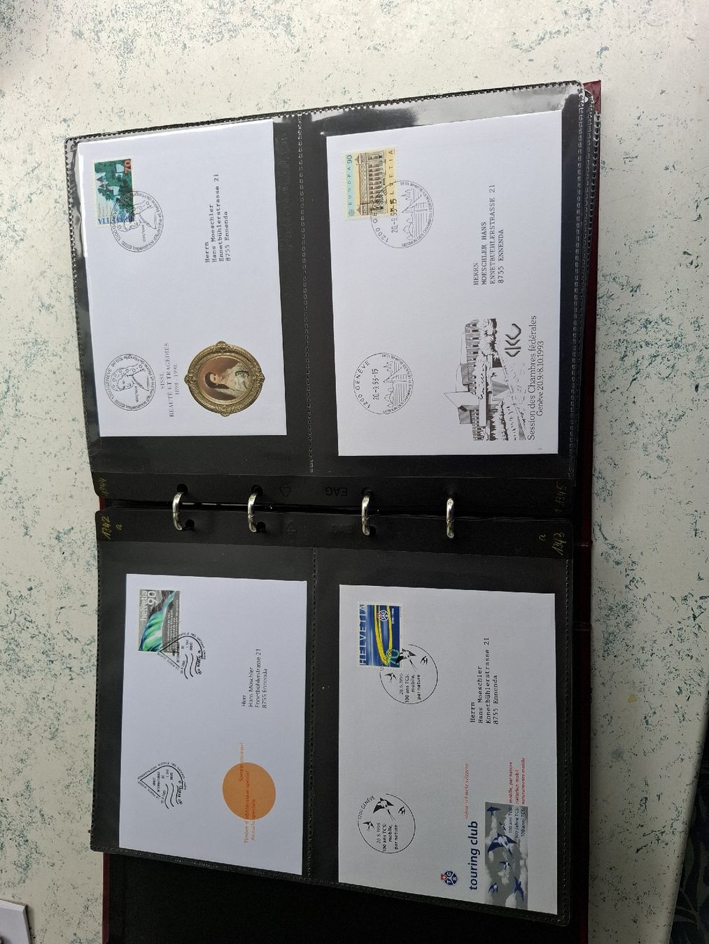Tutti i francobolli: Briefe Werbe/Sonderstempel Kt.Genf – Usato da Glarus venduto da Strubeli0 6