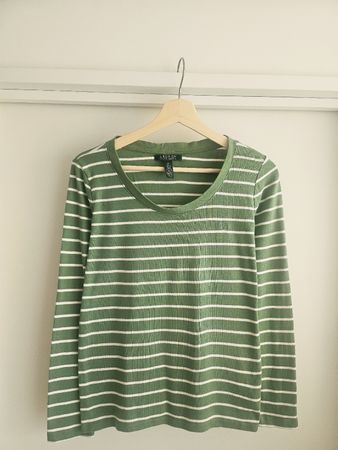Ralph Lauren Green-White🍏 Longsleeve in M
