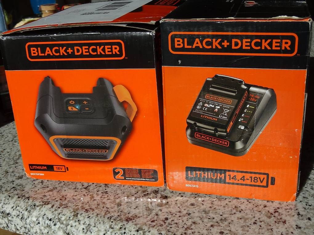 Lautsprecher: Black & Decker  Akku 18v &Ladegerät &Bluetooth Lautsprecher – Neu (gemäss Beschreibung) aus Buttisholz von buttiholli 4