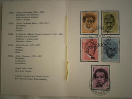 Sondermarken 1972