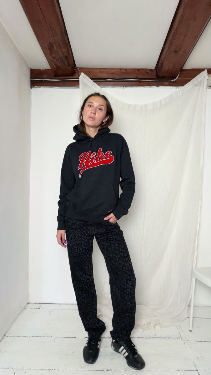 Edwin Hosen: Black leopard print Edwin storm pants – Gebraucht aus Knonau von Grapesvintage
