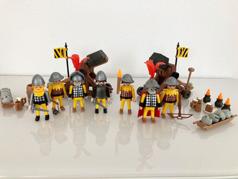 Playmobil 3653 Lion Knights with Catapult Complete+Extras Kaufen