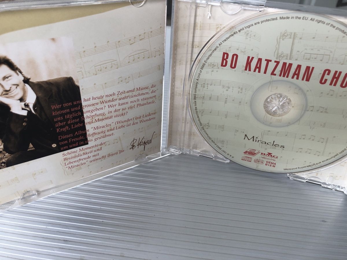 CD: Bo Katzman Chor - Miracles CD - Winterliche Klänge! – Usato da Flaach venduto da rubo7 1