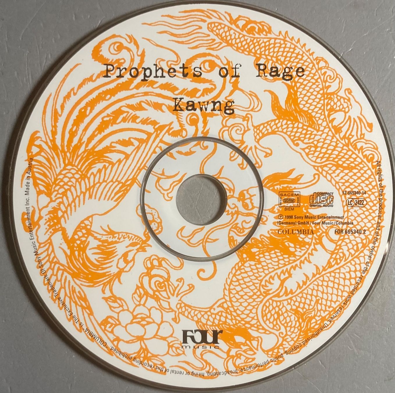 CDs: PROPHET OF RAGE - KAWNG – Gebraucht aus Poliez-Pittet von Newtown-Records 1