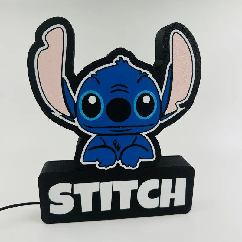 Lampade: Luminaire 3D - Stitch personnalisable – Nuovo (secondo la descrizione) da Prez-vers-Noreaz venduto da Cdesign3D