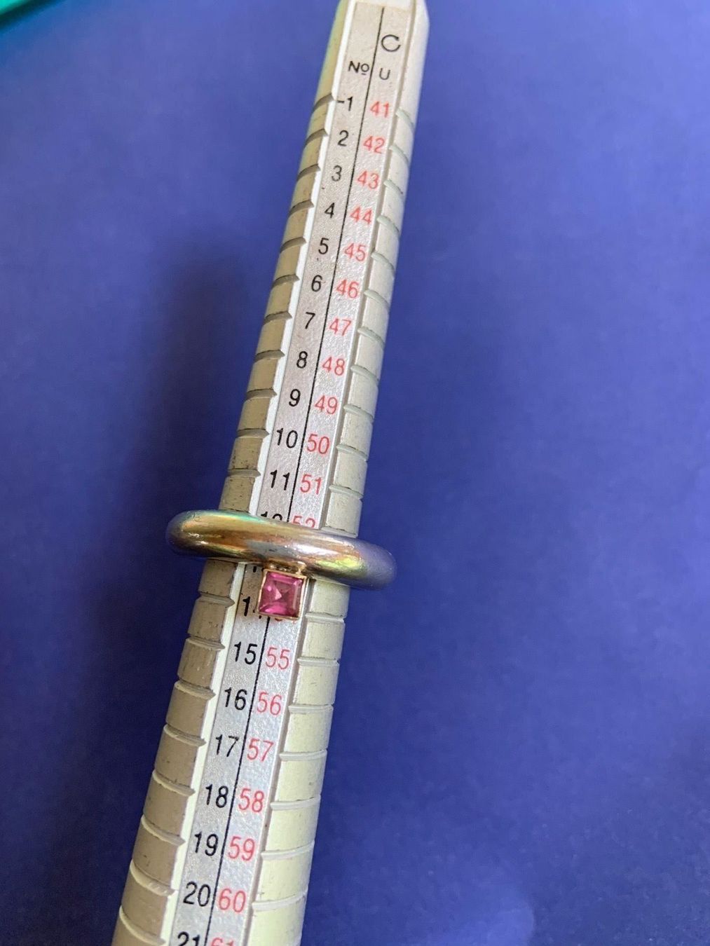 Anelli: Silberring mit CARO RED (Rg 53) – Usato da Dittingen venduto da Bijoubelle 4