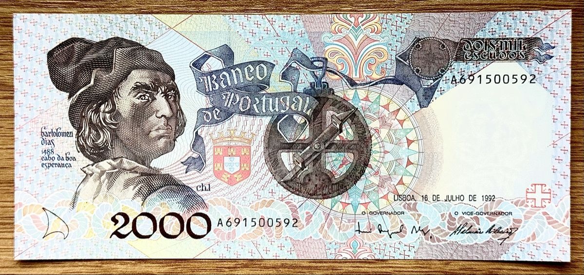 Banconote: 2000 Escudos Portugal 1992!!! UNC!!! – Nuovo (secondo la descrizione) da Oberentfelden venduto da NunoLouro