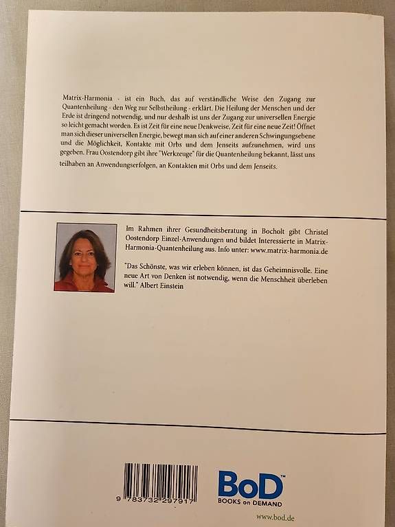 Libri: Matrix- Harmonie, Quantenheilung, Christel Oostendorp – Usato da Inwil venduto da Dance78 1