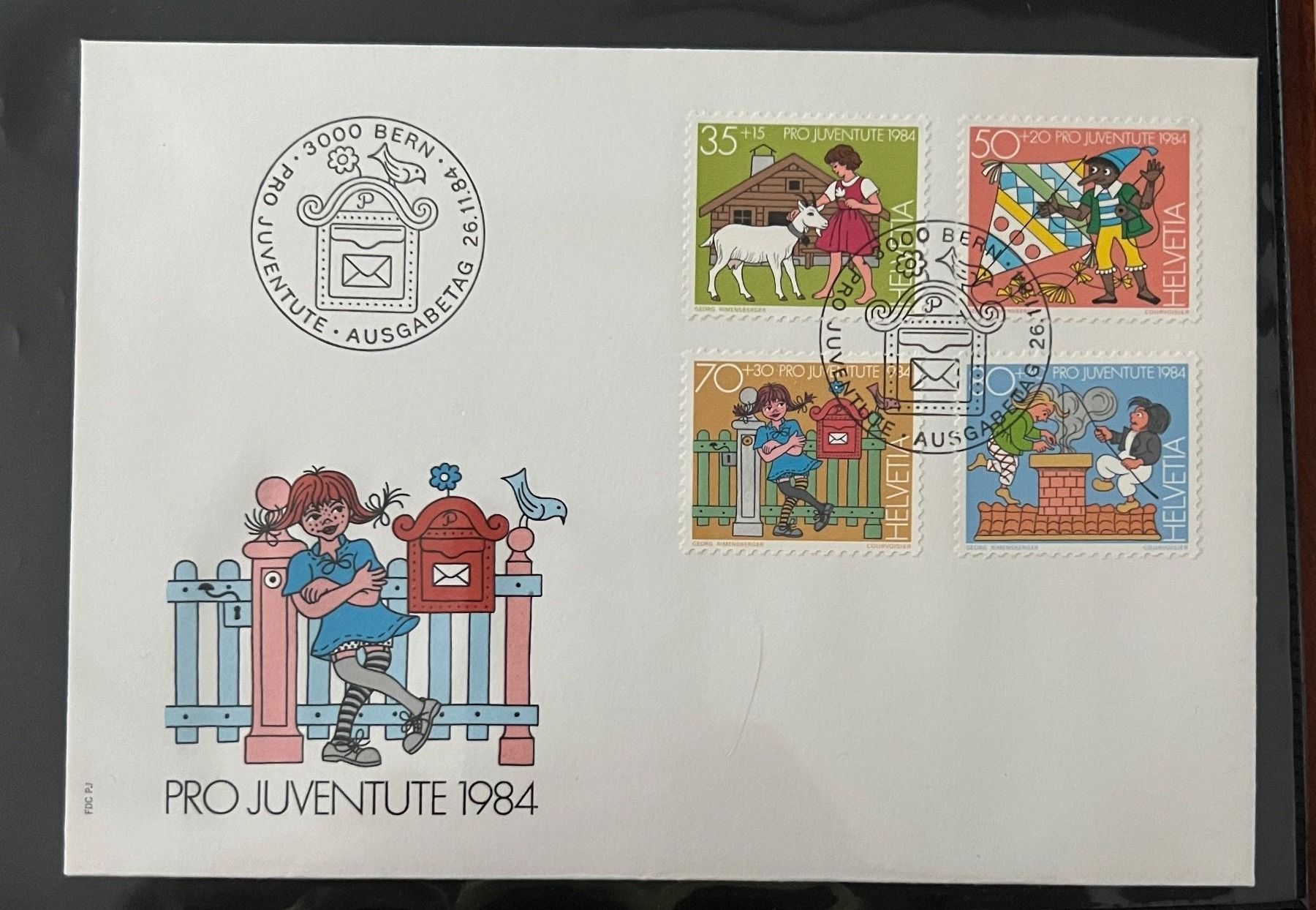 Alle Briefmarken: Erstagsbrief 1984 – Gebraucht aus Rotkreuz von Parcore