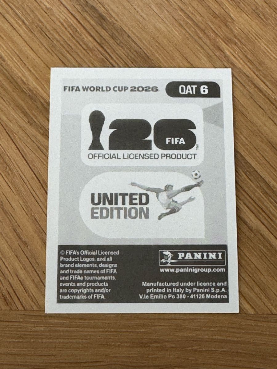 Panini Carte collezionabili: Panini 2026 QAT 6 – Nuovo (secondo la descrizione) da Grand-Lancy venduto da cyr_n5ky 1
