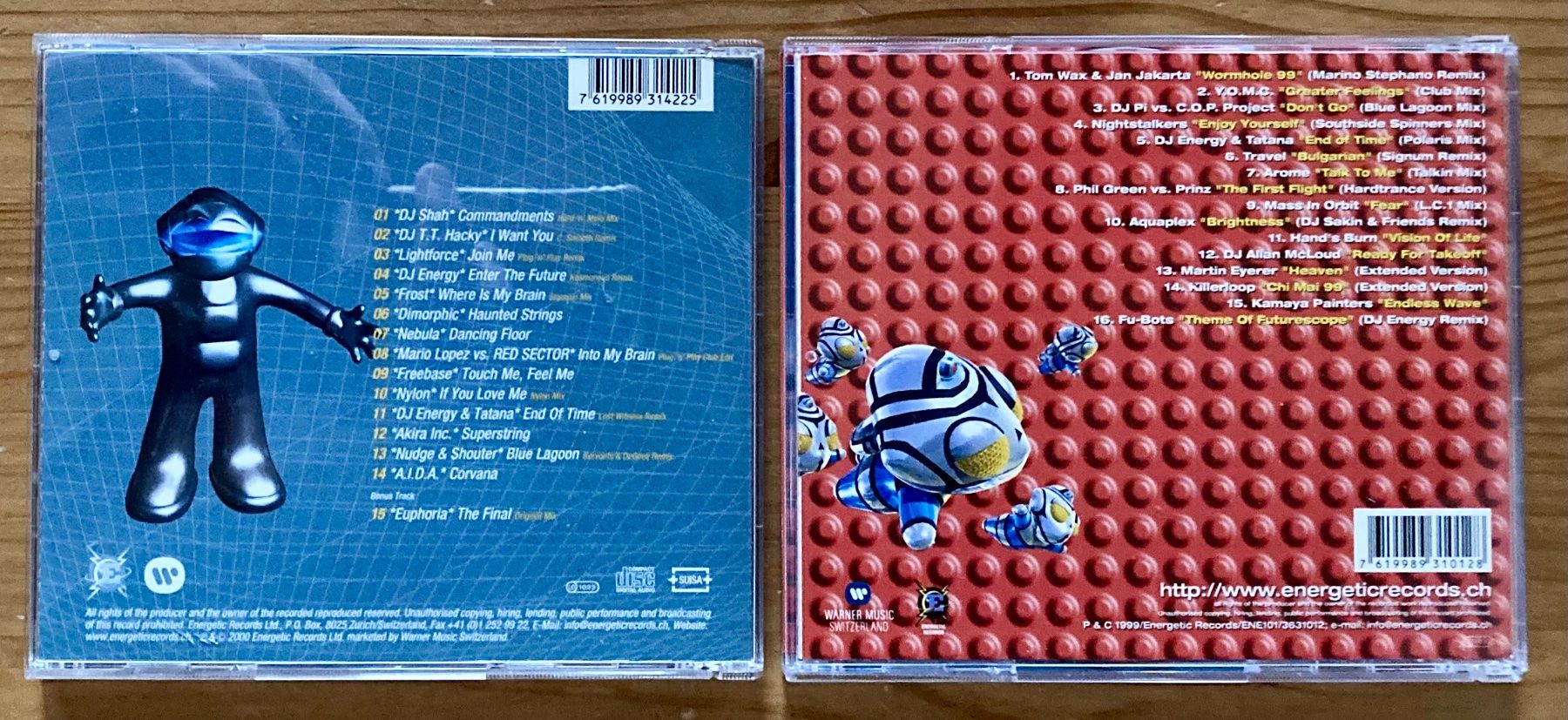 CD: 2x DJ Energy - Future & Asteroid (Energetic Rec., 1999/2000) – Nuovo (secondo la descrizione) da Zürich venduto da Djmotionch 3