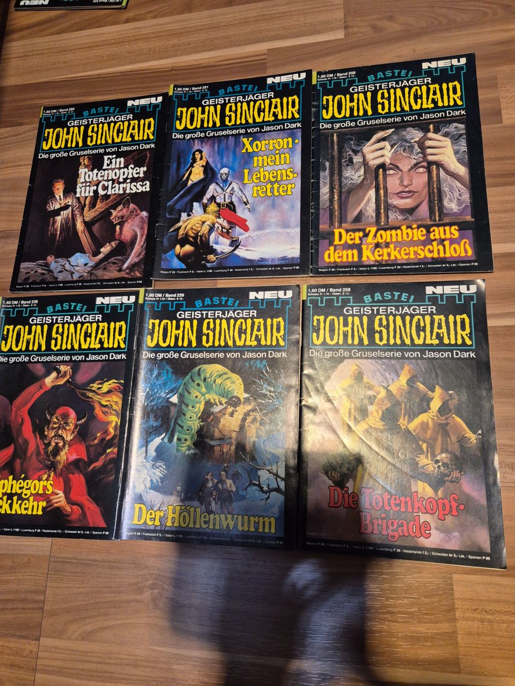 Bücher: John Sinclair - 6 Gruselromane  B – Gebraucht aus Schwarzenburg von Flamingo07