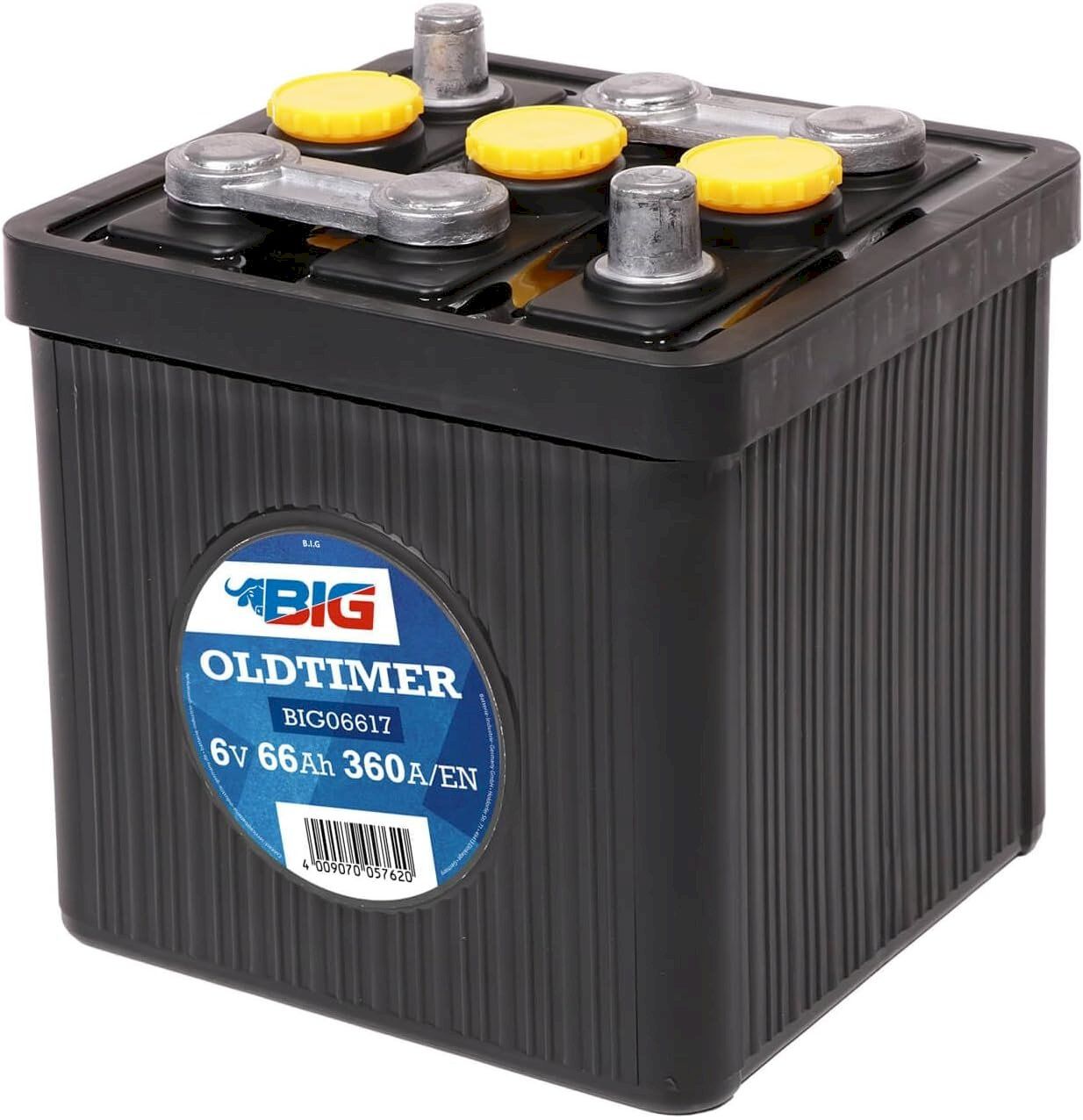 Batterie: BIG Oldtimer 6V 66Ah Autobatterie – Nuovo e nell'imballaggio originale da Bottighofen venduto da zaap 2