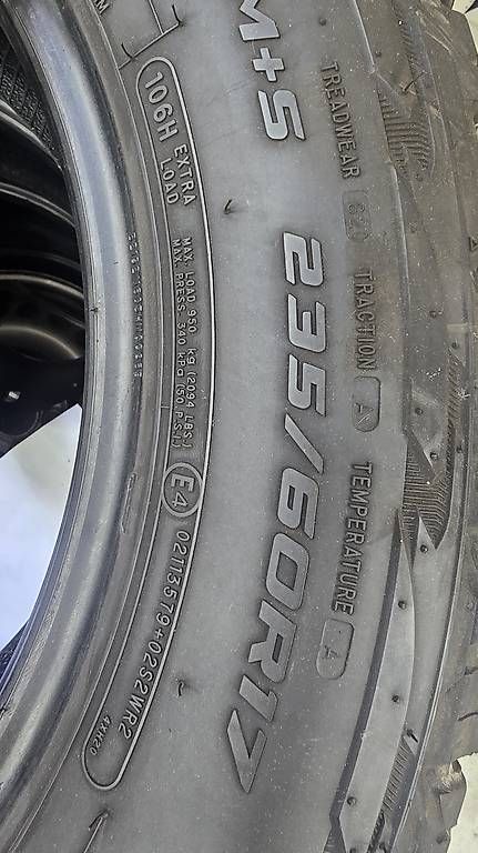 Pneumatici & Ruote complete: 235/60R17  VW T6 T5  – Usato da brunnen venduto da memo1006 4