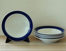 Assiettes creuses Koka, Rörstrand, Suède, années 1950-60