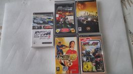 5 Stück PSP Spiele