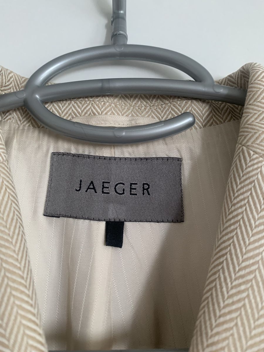 Giacche: Jaeger beige wolle/seide sakko blazer – Usato da Zürich venduto da Nikuska32 1