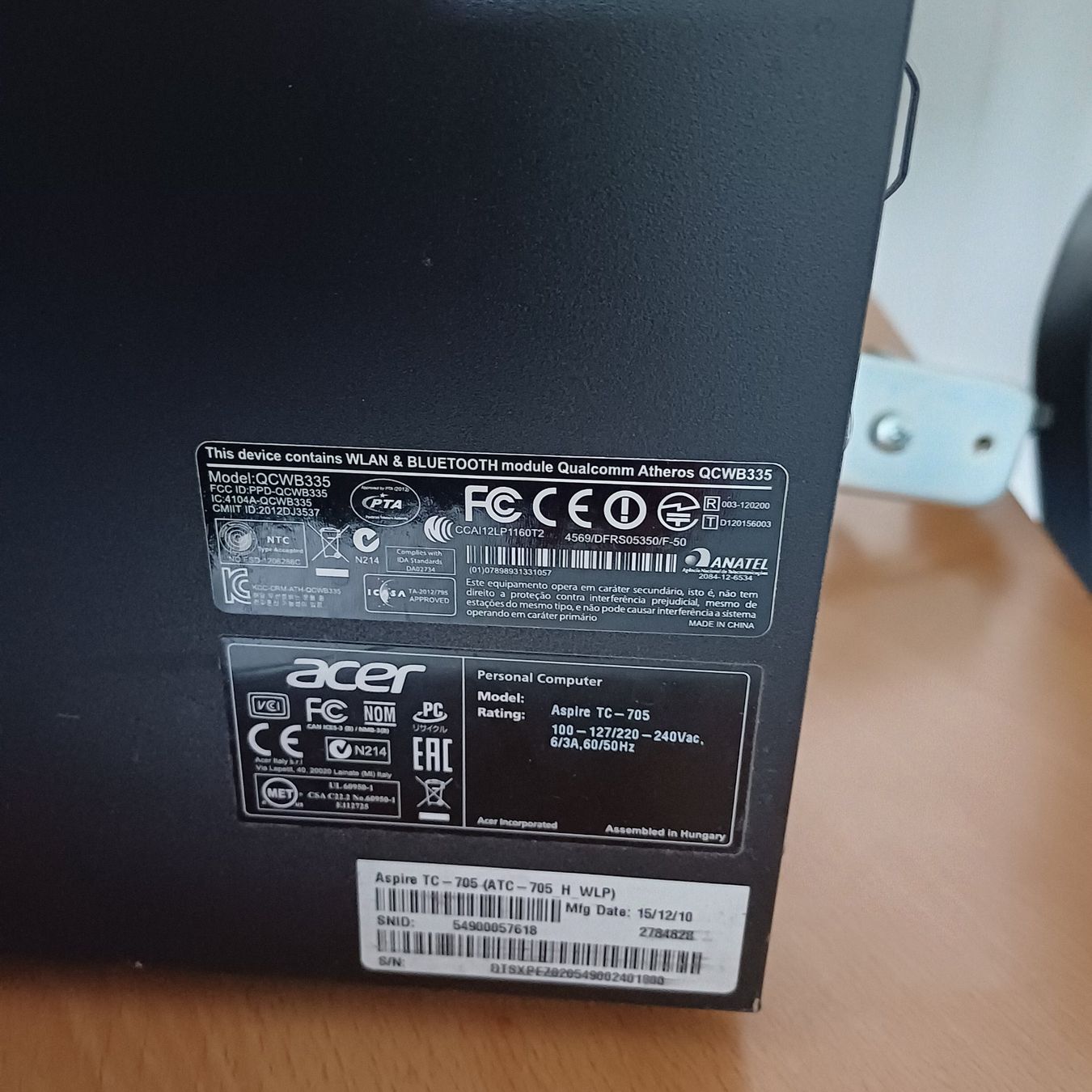 PCs: Ordinateur Acer et Asus, écran HP, clavier, souris. PC – Gebraucht aus Villeneuve VD von vog_yc5s 5
