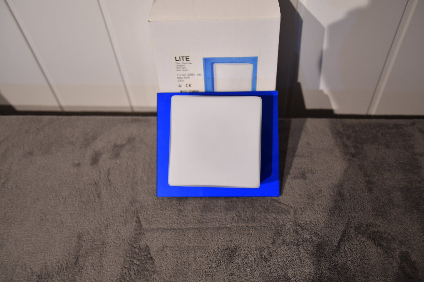 Lampade: Edle Wandleuchte "LITE" G9 40W – Nuovo e nell'imballaggio originale da Niederrohrdorf venduto da Voase 1