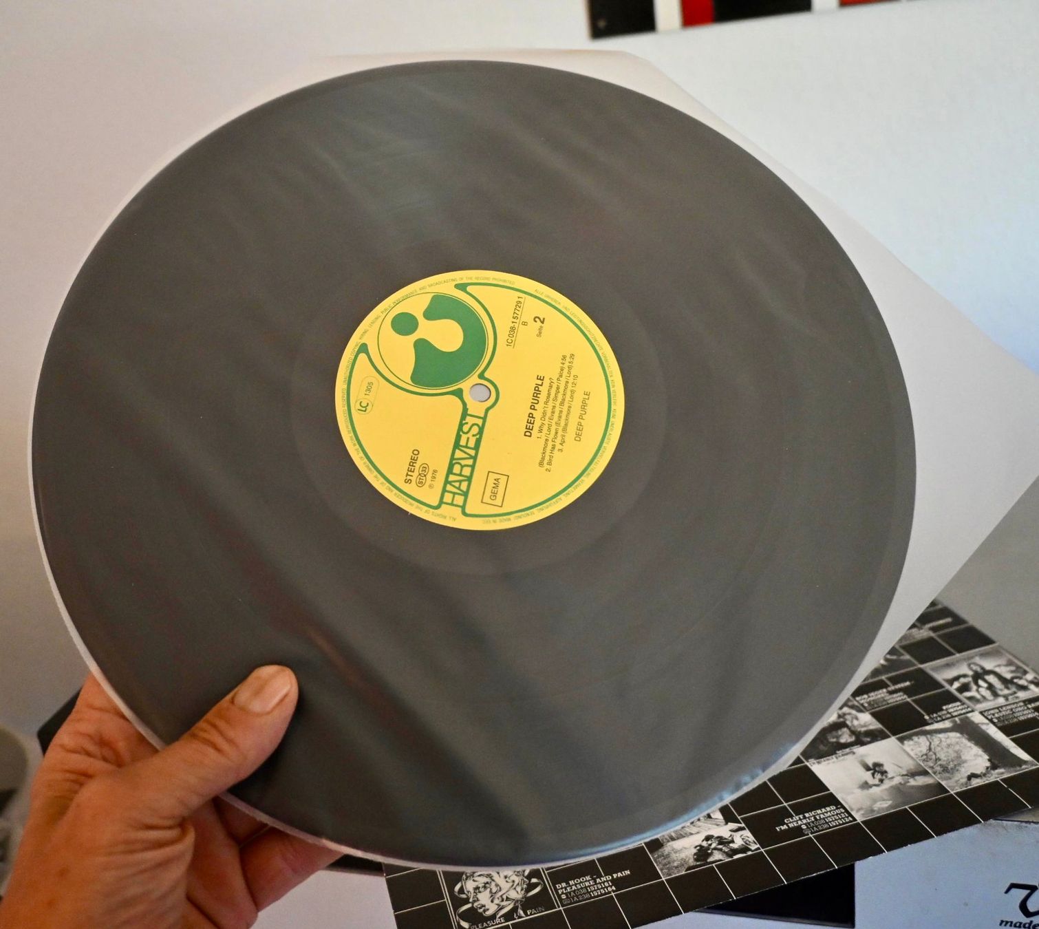 Vinyles: Deep Purple SAME german re-issue VG++/vg+ – D'occasion à Pfaffhausen par mono_rec 2